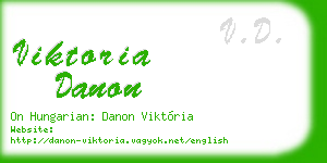 viktoria danon business card